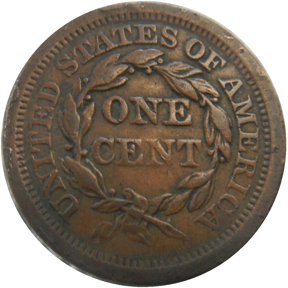 1854-1c-Braided-Hair-Large-Cent-#2